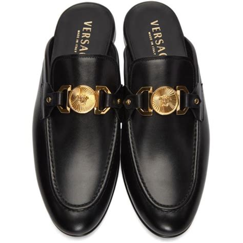 versace collection medusa loafers|gianni versace men's slip ons.